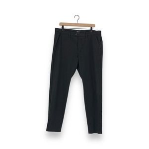 JACK & JONES Black Gray Check Dress Causal Pants Slacks Trousers